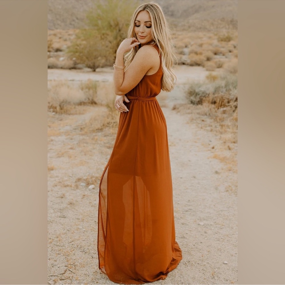 NWT Baltic Born Hera Maxi Dress Copper | L - Picture 6 of 9